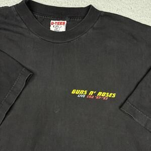 Vintage Guns n’ Roses T-Shirt Men’s XL Black Live Era ‘87-‘93 Band Tee USA